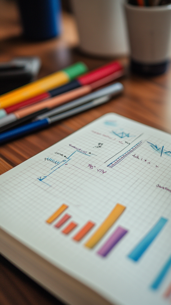 Energy tracking bullet journal page with clean cozy aesthetic.